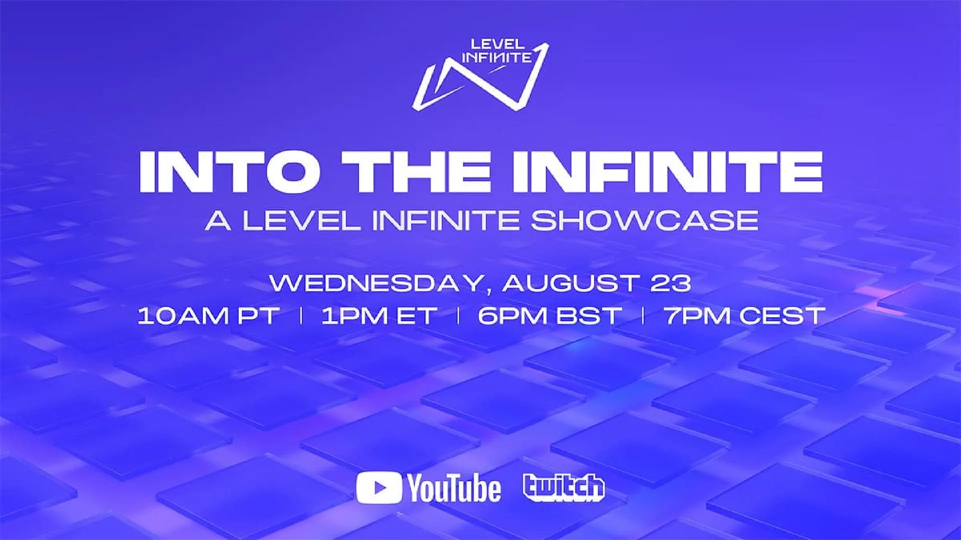 Todas as novidades do Showcase "Into the Infinite" da Level Infinite