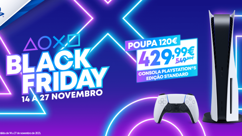 PlayStation Portugal celebra a Black Friday 2023 com um desconto de 120€ na PlayStation 5 e grandes ofertas no DualSense e videojogos